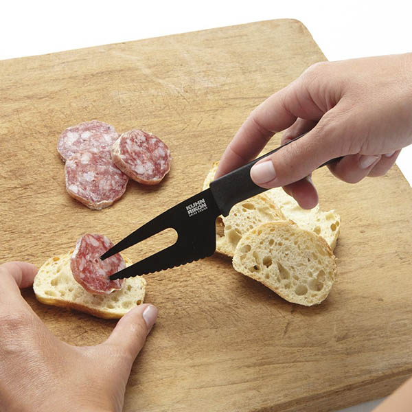 ست 3 تیکه چاقو پنیر مشکی - تصویر 3