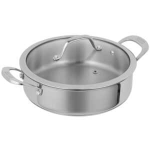 تابه درب دار استیل 24 سانت