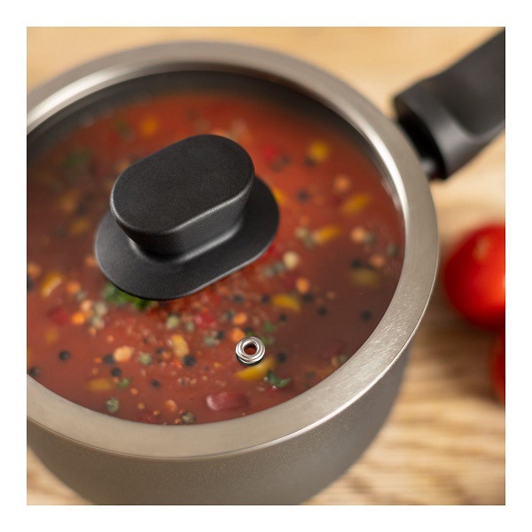 شیرجوش 16 سانت با درب شیشه ای 1/5 لیتری - تصویر 2