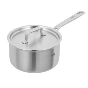 شیرجوش درب دار 18 سانت استیل