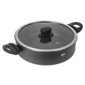 تابه 24 سانت با درب شیشه ای 3 لیتری